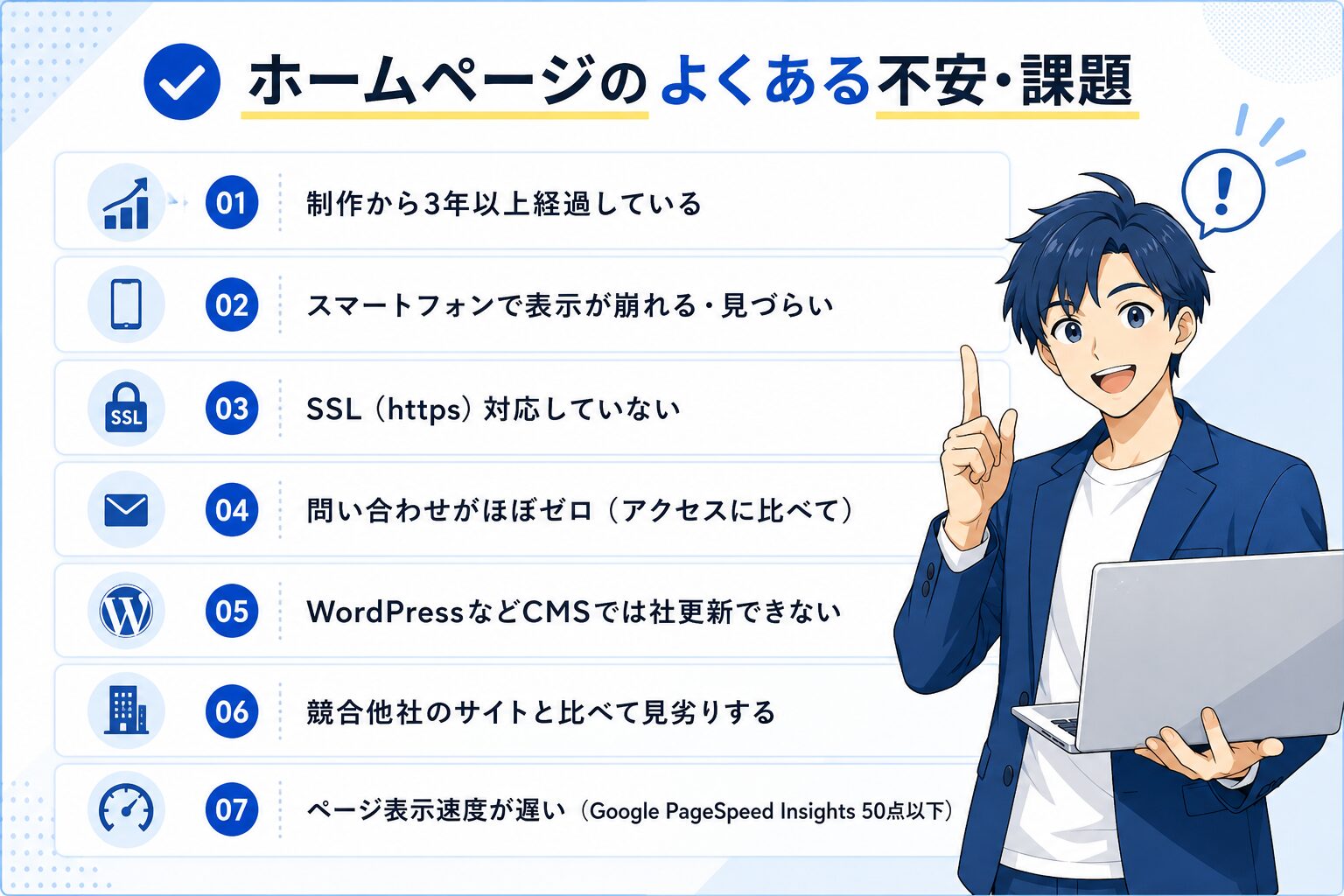 リニューアルの7つのサイン